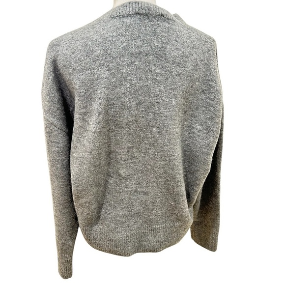 Zara gray wool blend oversized crew neck cropped
Dolman sleeves size small - Picture 8 of 10